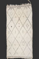 TM 2338, Beni Ouarain or Ait Youssi pile rug with highly elegant surface + very light colour, north-eastern Middle Atlas, Morocco, inscribed date 1959, ca. 410 x 195 cm (13' 6'' x 6' 6''), high resolution image + price on request







